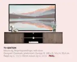 Daells Bolighus TV-SEKTION, DKK 7615 tilbud