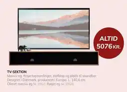 Daells Bolighus TV-SEKTION, DKK 5076 tilbud