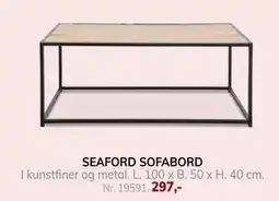 Daells Bolighus SEAFORD SOFABORD, DKK 297 tilbud