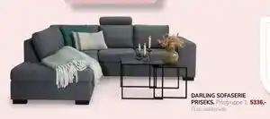 Daells Bolighus DARLING SOFASERIE PRISEKS., DKK 5336 tilbud