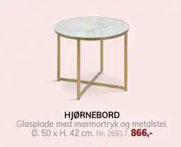 Daells Bolighus HJØRNEBORD, DKK 866 tilbud