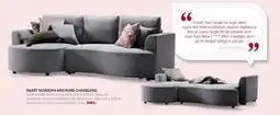 Daells Bolighus SMART SOVESOFA MED RUND CHAISELONG, DKK 6483 tilbud