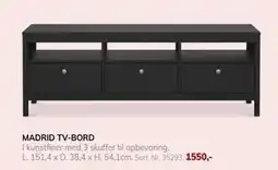 Daells Bolighus MADRID TV-BORD, DKK 1550 tilbud
