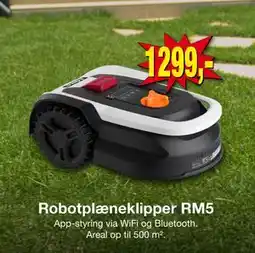 Harald Nyborg Robotplæneklipper RM5, DKK 1299 tilbud