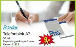 Harald Nyborg Telefonblok A7, DKK 9 tilbud