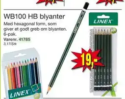 Harald Nyborg WB100 HB blyanter, DKK 19 tilbud