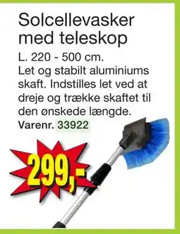 Harald Nyborg Solcellevasker med teleskop, DKK 299 tilbud