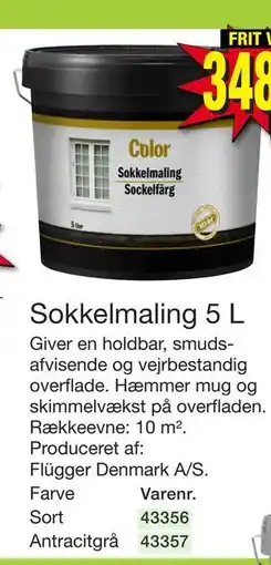 Harald Nyborg Sokkelmaling 5 L, DKK 348 tilbud