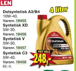 Harald Nyborg Motorolie MaxExpert, DKK 248 tilbud