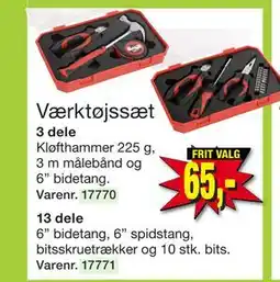Harald Nyborg Værktøjssæt, DKK 65 tilbud