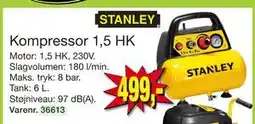 Harald Nyborg Kompressor 1,5 HK, DKK 499 tilbud