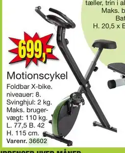 Harald Nyborg Motionscykel, DKK 699 tilbud