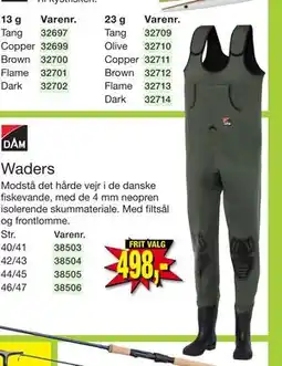 Harald Nyborg Waders, DKK 498 tilbud