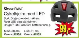 Harald Nyborg Cykelhjelm med LED, DKK 99 tilbud