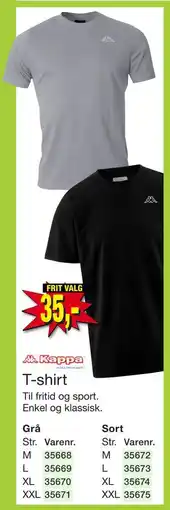 Harald Nyborg T-shirt, DKK 35 tilbud