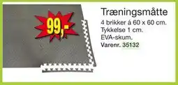 Harald Nyborg Træningsmåtte, DKK 99 tilbud