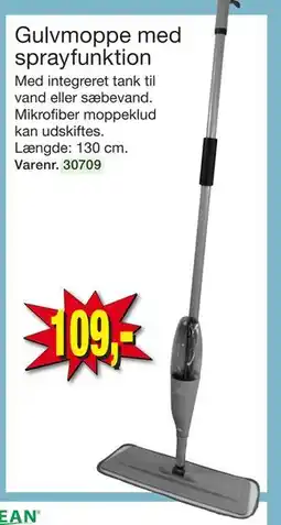 Harald Nyborg Gulvmoppe med sprayfunktion, DKK 109 tilbud