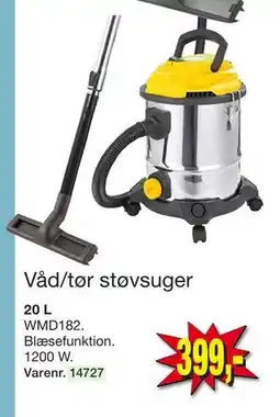 Harald Nyborg Våd/tør støvsuger, DKK 399 tilbud
