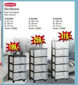 Harald Nyborg Skuffereol tilbud