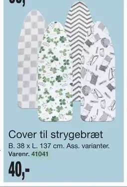 Harald Nyborg Cover til strygebræt, DKK 40 tilbud