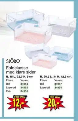 Harald Nyborg Foldekasse med klare sider tilbud