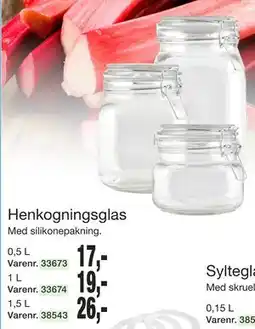 Harald Nyborg Henkogningsglas tilbud