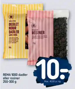 REMA 1000 REMA 1000 dadler eller rosiner tilbud