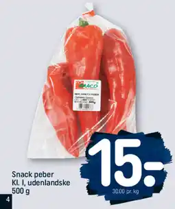 REMA 1000 Snack peber KI. I, udenlandske tilbud