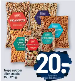 REMA 1000 Trope nødder eller snacks tilbud