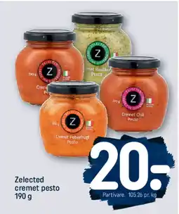 REMA 1000 Zelected cremet pesto tilbud