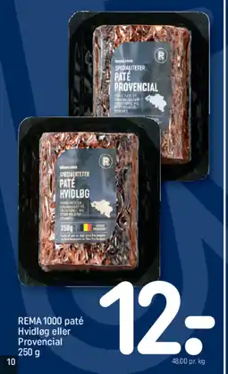 REMA 1000 REMA 1000 paté Hvidløg eller Provencial tilbud