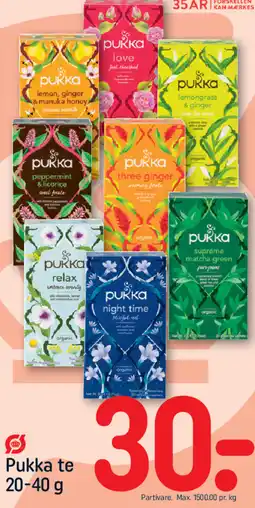 REMA 1000 Pukka te tilbud