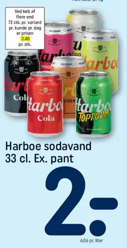 REMA 1000 Harboe sodavand tilbud