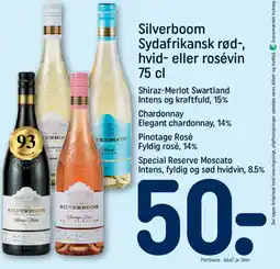 REMA 1000 Silverboom Sydafrikansk rød- hvid- eller rosévin tilbud
