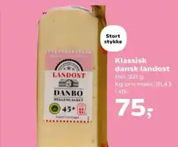 Kvickly Klassisk dansk landost tilbud