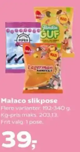 Kvickly Malaco slikpose tilbud