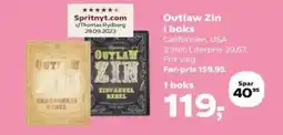 Kvickly Outlaw Zin i boks tilbud