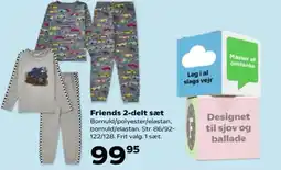 Kvickly Friends 2-delt sæt tilbud
