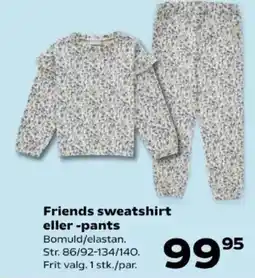 Kvickly Friends sweatshirt eller -pants tilbud