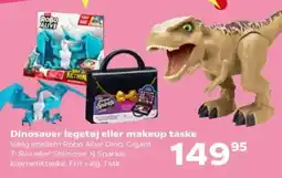 Kvickly Dinosauer legetøj eller makeup taske tilbud
