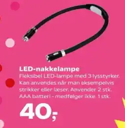 Kvickly LED-nakkelampe tilbud