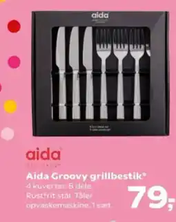 Kvickly Aida Groovy grillbestik tilbud