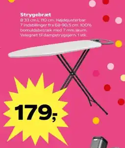 Kvickly Strygebræt tilbud