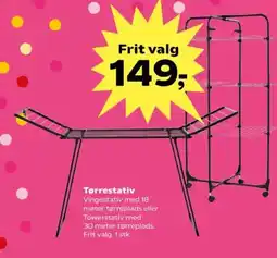 Kvickly Tørrestativ tilbud