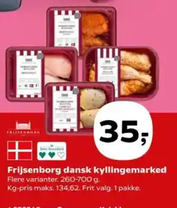 SuperBrugsen Frijsenborg dansk kyllingemarked Flere varianter. tilbud
