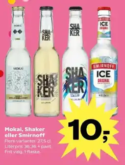 SuperBrugsen Mokai, Shaker eller Smirnoff tilbud