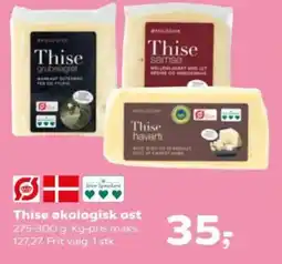 SuperBrugsen Thise økologisk ost tilbud