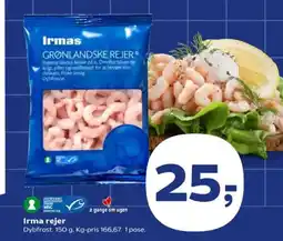 SuperBrugsen Irma rejer tilbud