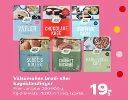 SuperBrugsen Valsemøllen brød- eller kageblandinger tilbud