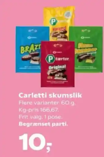 SuperBrugsen Carletti skumslik tilbud